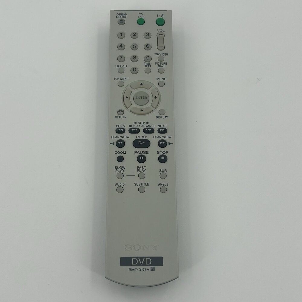 SONY RMT-D175A DVD DVP-NS57P DVP-CX995V Remote Control